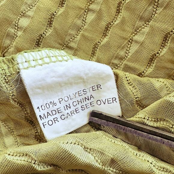 Cordelia St Long Sleeve Lightweight Shirt Jacket Shacket Zip Front Lime Green - Picture 6 of 10